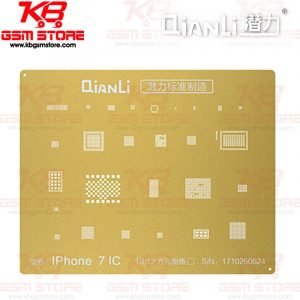 QianLi 3D BGA Reballing Gold Stencil For iPhone 7 7 Plus 2021
