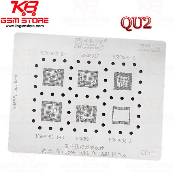 Qualcomm CPU QU2 Stencil AMAOE