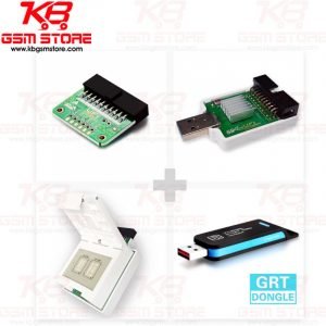 GRT Dongle With BGA221BGA254 eMMCeMCP Socket + USB3.0 SuperSpeed uSDeMMC Reader + UFI ISP Adapter