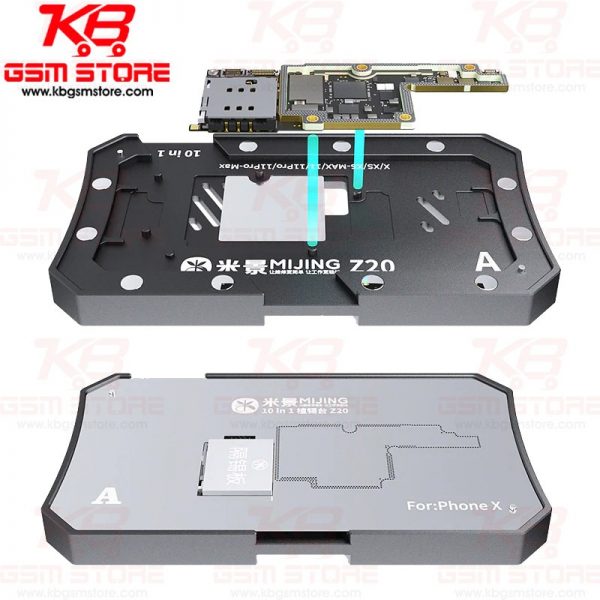 Z20 MiJing BGA Reballing Fixture 10in1 Tool Set for iPhone X-12PROMAX2020