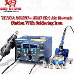 YIHUA 862BD+ SMD Hot Air Rework Station With Soldering Iron