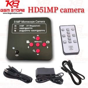 HD 51MP Video Microscope Camera - Black