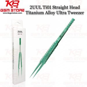 2UUL Ti01 Straight Head Titanium Alloy Ultra Tweezer