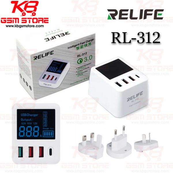 Relife RL-312 Intelligent Fast Charge QC3.0