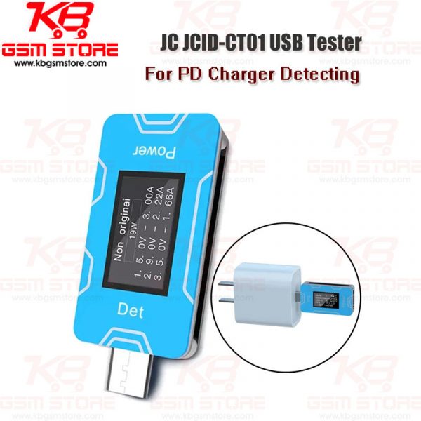 JC JCID-CT01 Repair Tools High-Quality USB Tester Digital Charger Detector