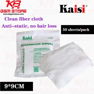 Kaisi K-2026 K-2036 Touch Screen Cleanroom Wipers Microfiber Anti Static Non-Dust Cloth
