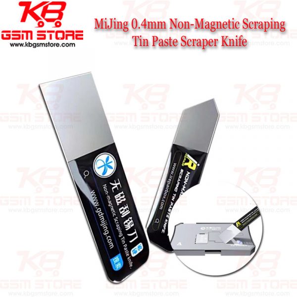 MiJing 0.4mm Non-Magnetic Scraping Tin Paste Scraper Knife