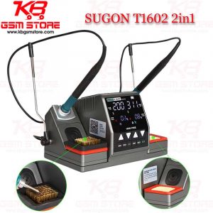 SUGON T1602 2in1 Lead-Free Soldering Welding Rework Station