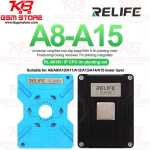 Relife RL-601M 8 in 1 Universal CPU Reballing Stencil Platform For A8-A15