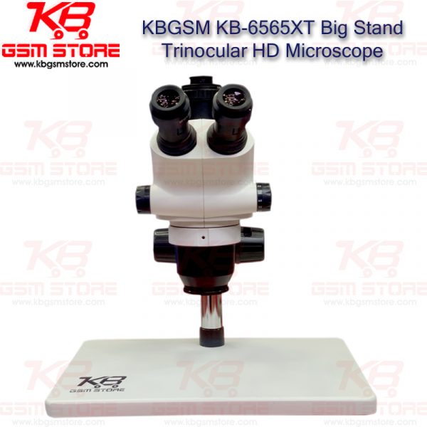 KBGSM KB-6565XT Big Stand Trinocular HD Microscope