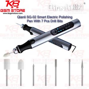 Qianli SG-02 Smart Electric Polishing Pen With 7 Pcs Drill Bits