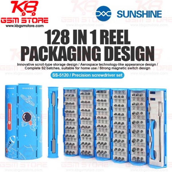 SUNSHINE SS-5120 Multi-Function Screwdriver 128 in 1