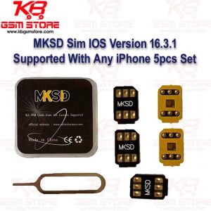 MKSD Sim IOS Version 16.3.1 Supported With Any iPhone 5pcs Set