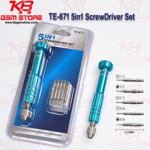 TE-671 5in1 ScrewDriver Set