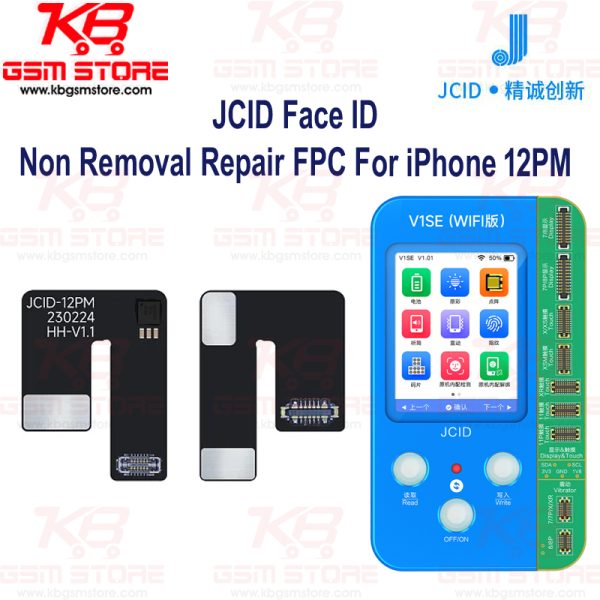 JCID Face ID No-Removal Repair Flex Cable for iPhone 12PM