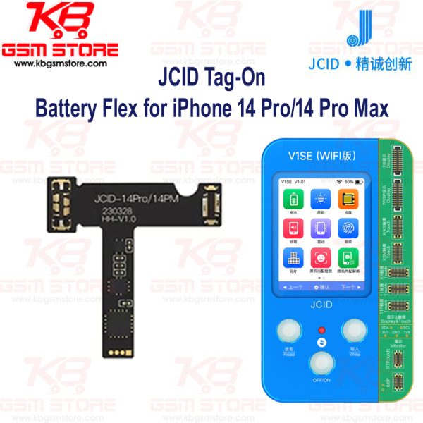 JCID Tag-On Battery Flex for iPhone 14 Pro14 Pro Max