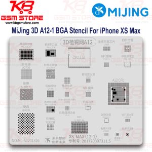 MiJing 3D A12-1 BGA Stencil For iPhone XS Max