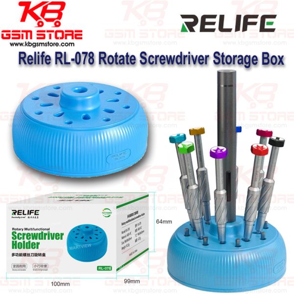 Relife RL-078 Rotate Screwdriver Storage Box