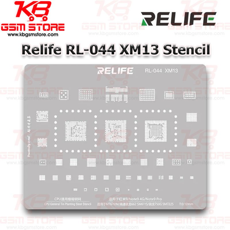 Relife RL-044 XM13 Stencil