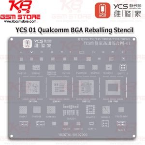 YCS 01 Qualcomm BGA Reballing Stencil