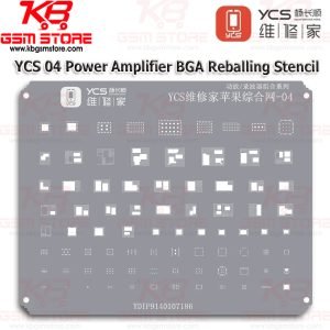 YCS 04 Power Amplifier BGA Reballing Stencil