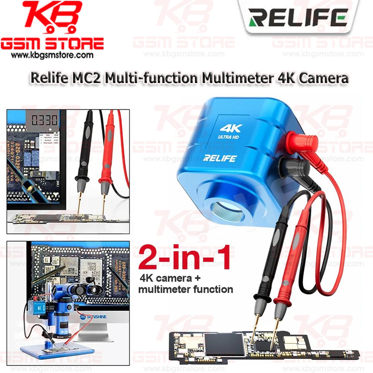 Relife MC2 Multi-function Multimeter 4K Camera