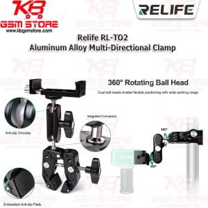 Relife RL-TO2 Aluminum Alloy Multi-Directional Clamp