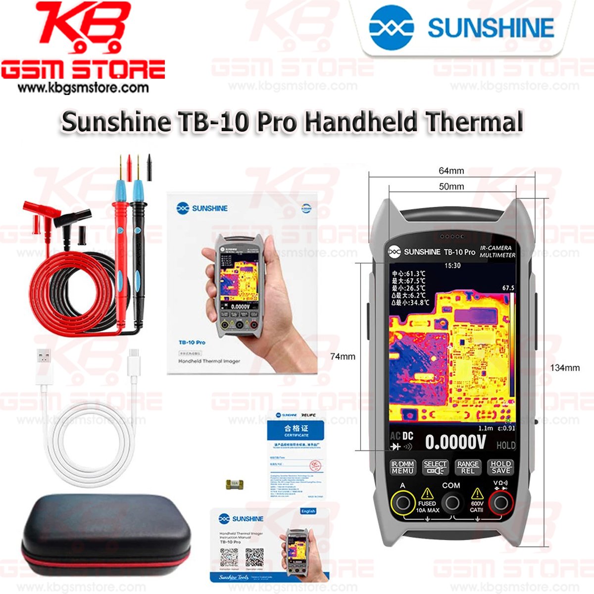 Sunshine TB-10 Pro Handheld Thermal