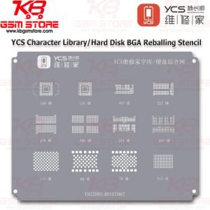 YCS Character Library/Hard Disk BGA Reballing Stencil