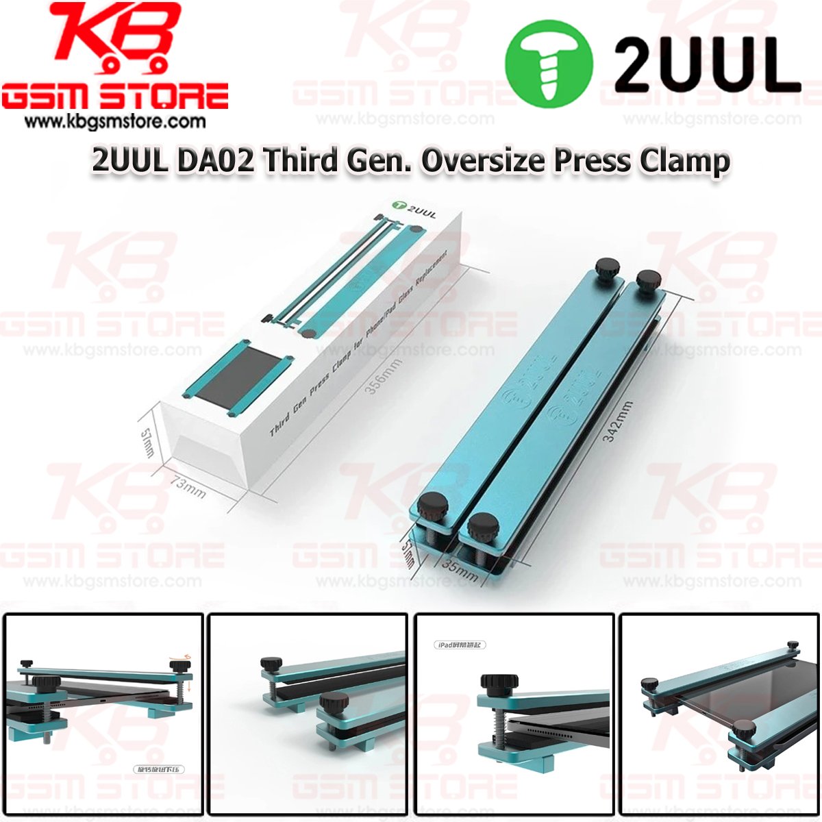 2UUL DA02 Third Gen. Oversize Press Clamp