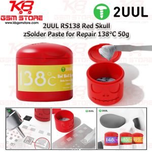 2UUL RS138 Red Skull Solder Paste for Repair 138c 50g