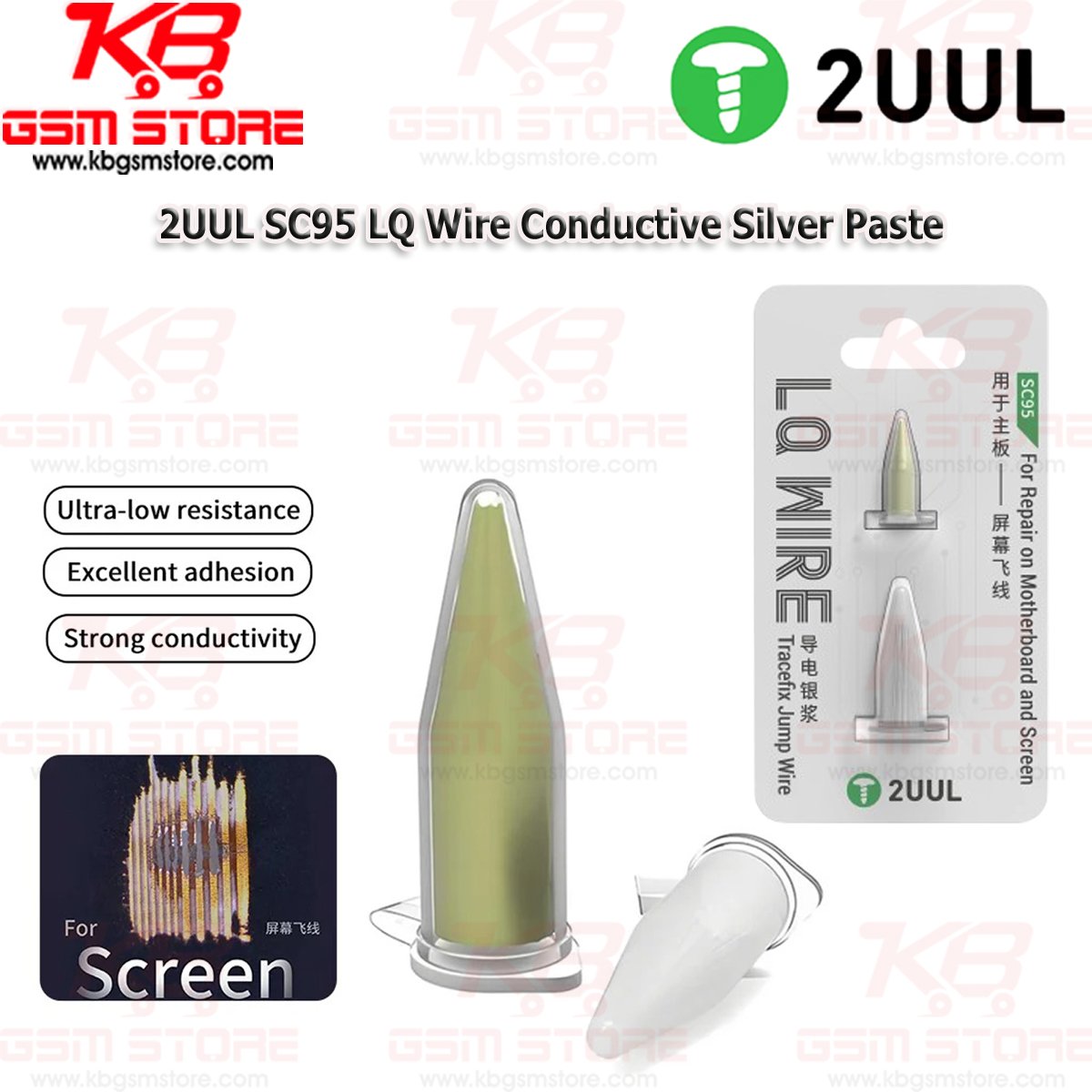 2UUL SC95 LQ Wire Conductive Silver Paste