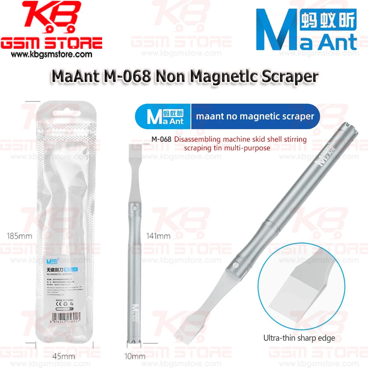 MaAnt M-068 Non Magnetlc Scraper