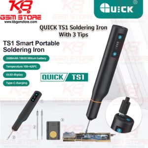 QUICK TS1 Smart Portable Soldering Iron With 3 Tips